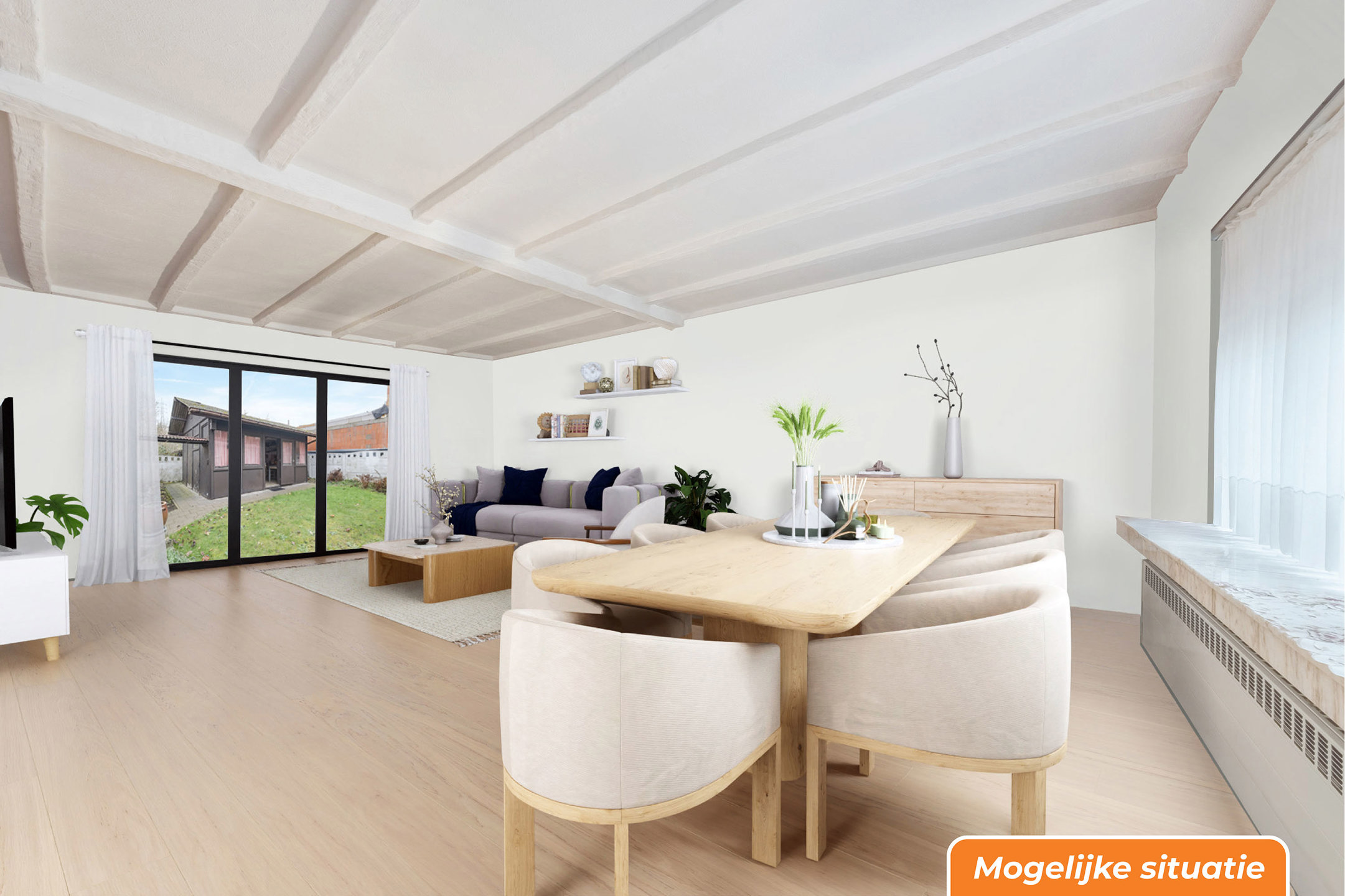Ruime halfopen bebouwing met groen zicht - foto 5
