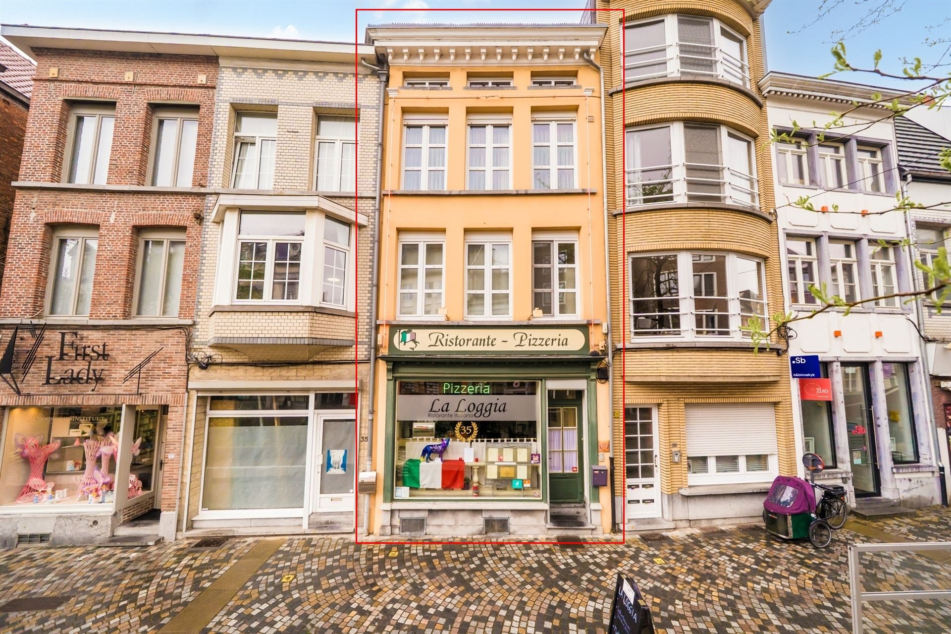Handel 98 m2 en 62 m2 op 1e verd + duplex appartement op 2e & 3e - foto 1