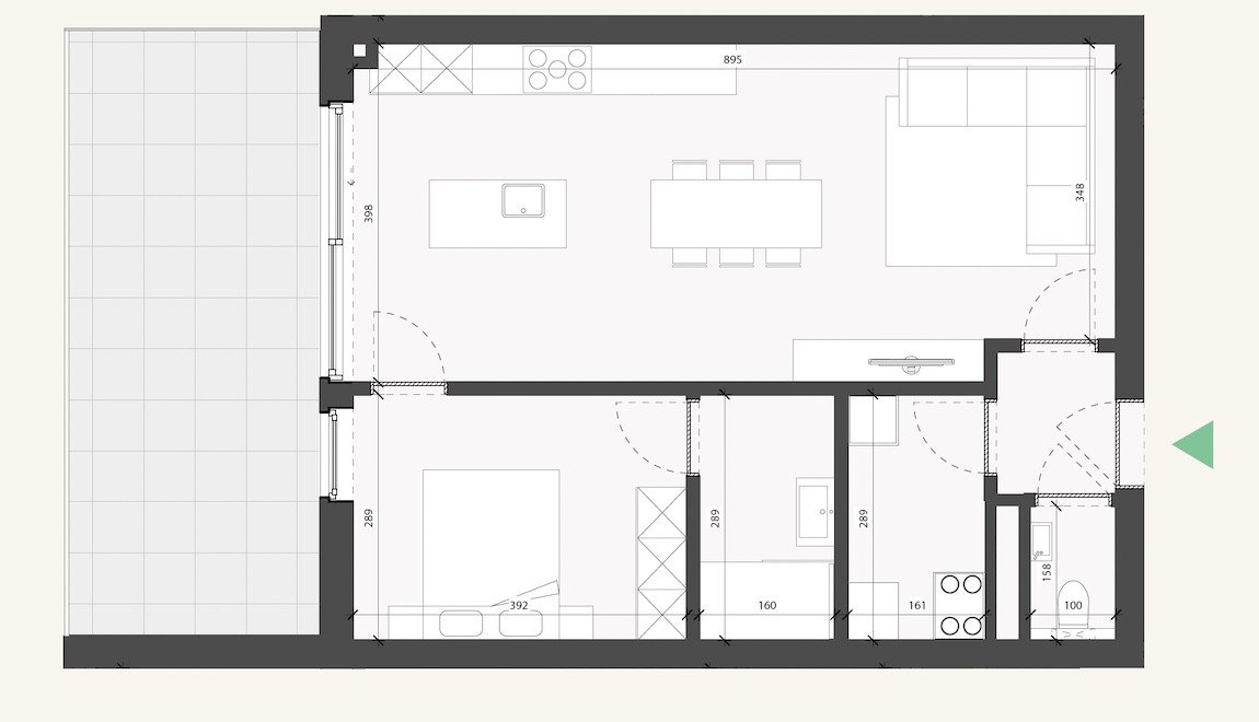 Gelijkvloers appartement - foto 5