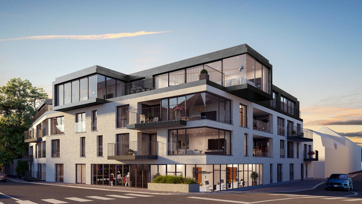 Local commercial (nouveau bâtiment) à vendre dans le projet Sint-Amandus à Zwevegem - photo 1