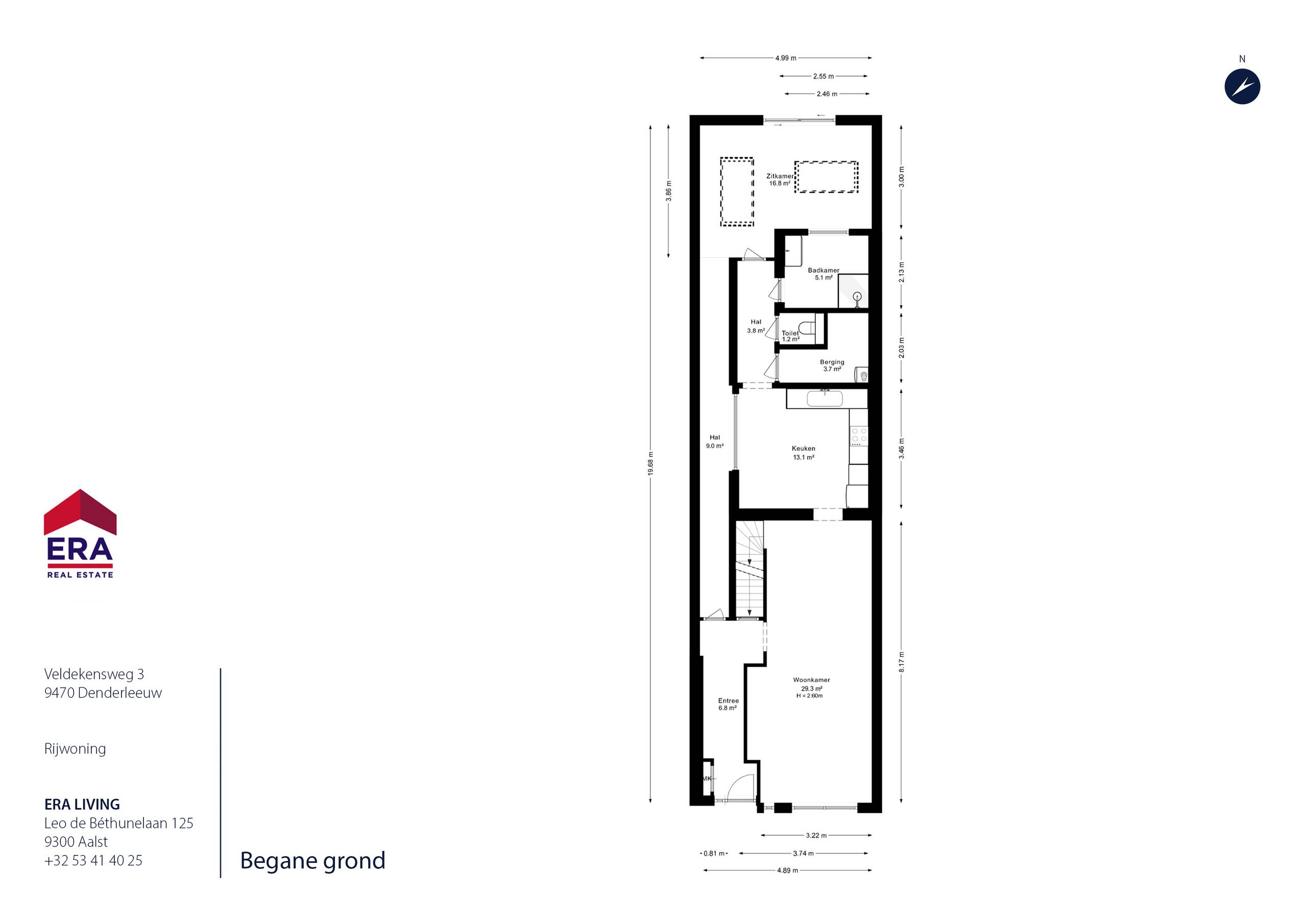 Instapklare woning met 3 slaapkamers en tuin in Denderleeuw - foto 4