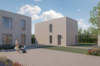 Moderne halfopen energiezuinige woning (325 m²) met 3 slaapkamers, 2 parkeerplaatsen aan de woning en een tuin.<br /><br />Deze halfopen woning wordt gebouwd in een moderne, hedendaagse stijl. Deze patiowoning beschikt over een perceel van 325 m² is voorzien van vloerverwarming en een warmtepomp. Op het gelijkvloers vind je de inkomhal met apart gastentoilet, berging, leefruimte en keuken. Op de eerste verdieping vind je 3 slaapkamers, een apart toilet en 1 badkamer.<br /><br />Meer info? Contacteer ons via 03 808 15 31 of bekijk matexi.be/deurne