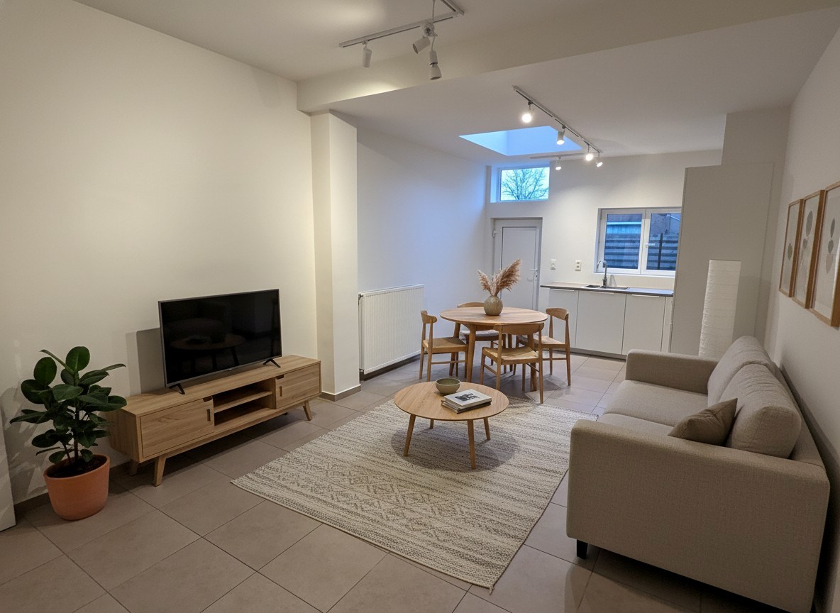 Gerenoveerde woning met tuin en parkeerplaats - 1 slaapkamer. - foto 3