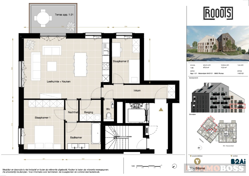 Nieuwbouwappartement met 2 slaapkamers - photo 4