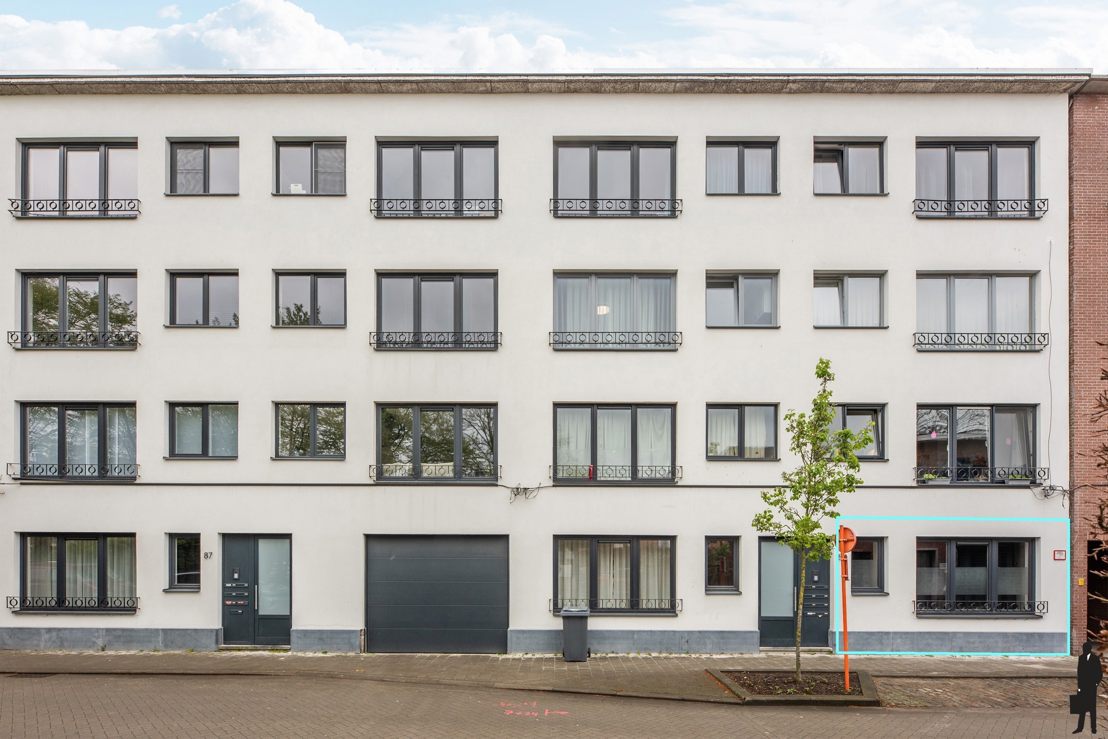 Gelijkvloers appartement van ca. 74m² met 2slks - foto 1