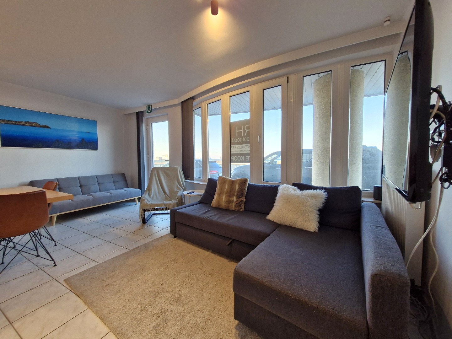 Appartement spacieux au rez-de-chaussée en bord de mer avec vue dégagée. - photo 5