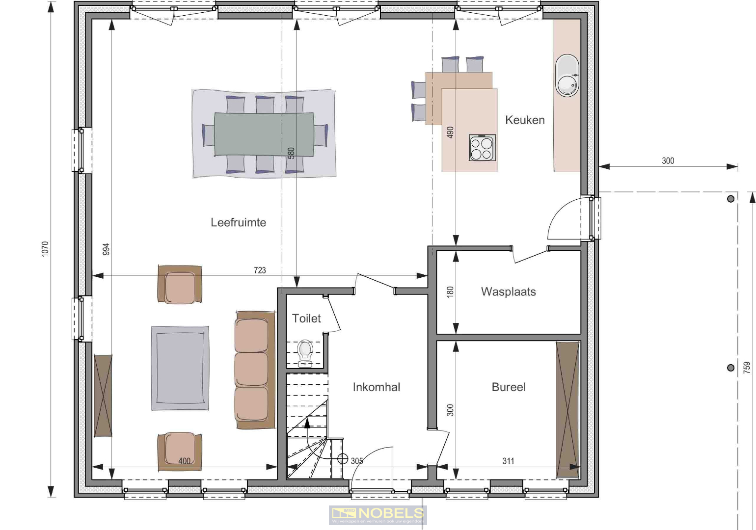 Te koop, nieuw te bouwen villawoning met zuidgerichte tuin in Oudenaarde - foto 3