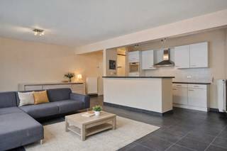 This bright 95 m² apartment is located on the first floor of a well-kept building and combines space, comfort and a very convenient location.The pleasant living and dining area enjoys plenty of natural light and connects to an open, fully equipped kitchen with hob, extractor, oven, dishwasher and built-in fridge with freezer. Large sliding windows provide access to a terrace across the full width of the living space.The apartment also has two bedrooms, a bathroom with a double sink and bath, a separate toilet and a practical storage room with a washing machine and dryer connection. Bicycle storage is available and the building is equipped with a lift.The apartment is part of Residentie Noordstar (built in 2006) and is located near the Oude Dokken and Dok Noord. The city center and station are easily accessible on foot or by bike (Dampoort about 1.6 km). Bus and tram stops are right outside the door, and there is also a quick connection by car via the R4.Mandatory to purchase: a parking space at the back of the building for €20,000.A comfortable and well located apartment, ideal for private living or as an investment.EPC: 104 kWh/m²EPC: 104.0 kWh/m²EPC: 104.0 kWh/m²