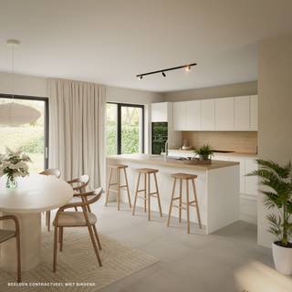 Op de hoek van de Meersstraat en Watermolenstraat in Kuurne verrijst een kleinschalig nieuwbouwproject met vier moderne woningen.De architectuur is...