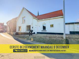 1ste bezoekdag maandag 8 december! Inschrijven kan via www.nobels.be onder referentienummer 4187907.GEZELLIGE GEZINSWONING die reeds GROTENDEELS...