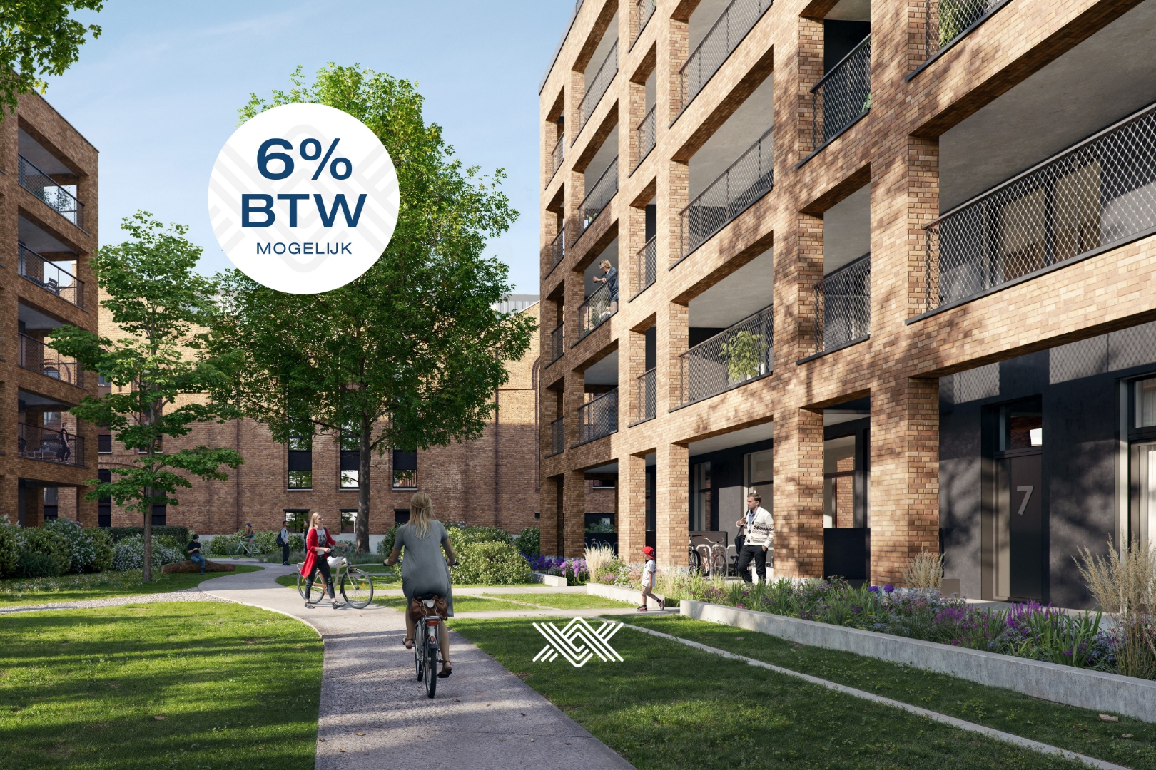 Appartement met 3 kamers en ruim zonneterras - photo 1