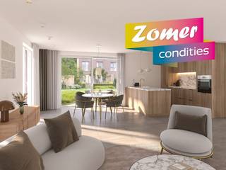Dit appartement maakt deel uit van het nieuwe woonproject Residentie Flora.<br />Mooi energiezuinig ruim appartement C 1.4  ( = 110m²) gelegen op de 1ste verdieping met zuidwest gericht terras.<br />Inkomhal, apart wc, lichtrijke living met open keuken voorzien van ingebouwde toestellen, bureauhoek, ruime berging, 3 slpks en badkamer met dubbele wastafel en douche.<br />Volledige en nog vrij te kiezen binnenafwerking tot en met de laminaat in de slpks. <br />Uiterst energiezuinig ( E9 = A-Label ) dankzij zonnepanelen ( energiedelen) , warmtepomp met vloerverwarming(+koeling) en ventilatiesysteem D.<br />Ondergrondse staanplaatsen welke mee dienen aangekocht te worden.<br />Fietsenstalling en lift zijn voorzien. <br />Prijs excl. aankoopkosten en btw. 6% btw mogelijk, ook voor investeerders bij 15-jarige verhuur!<br /><br />Meer info via 09 280 60 60 of info@durabrik.be.<br /><br />Download de brochure op https://www.durabrik.be/nl/nieuwbouwprojecten/boortmeerbeek-wespelaarsebaan <br /><br />* Beelden en oppervlaktes zijn indicatief.<br /><br /> 