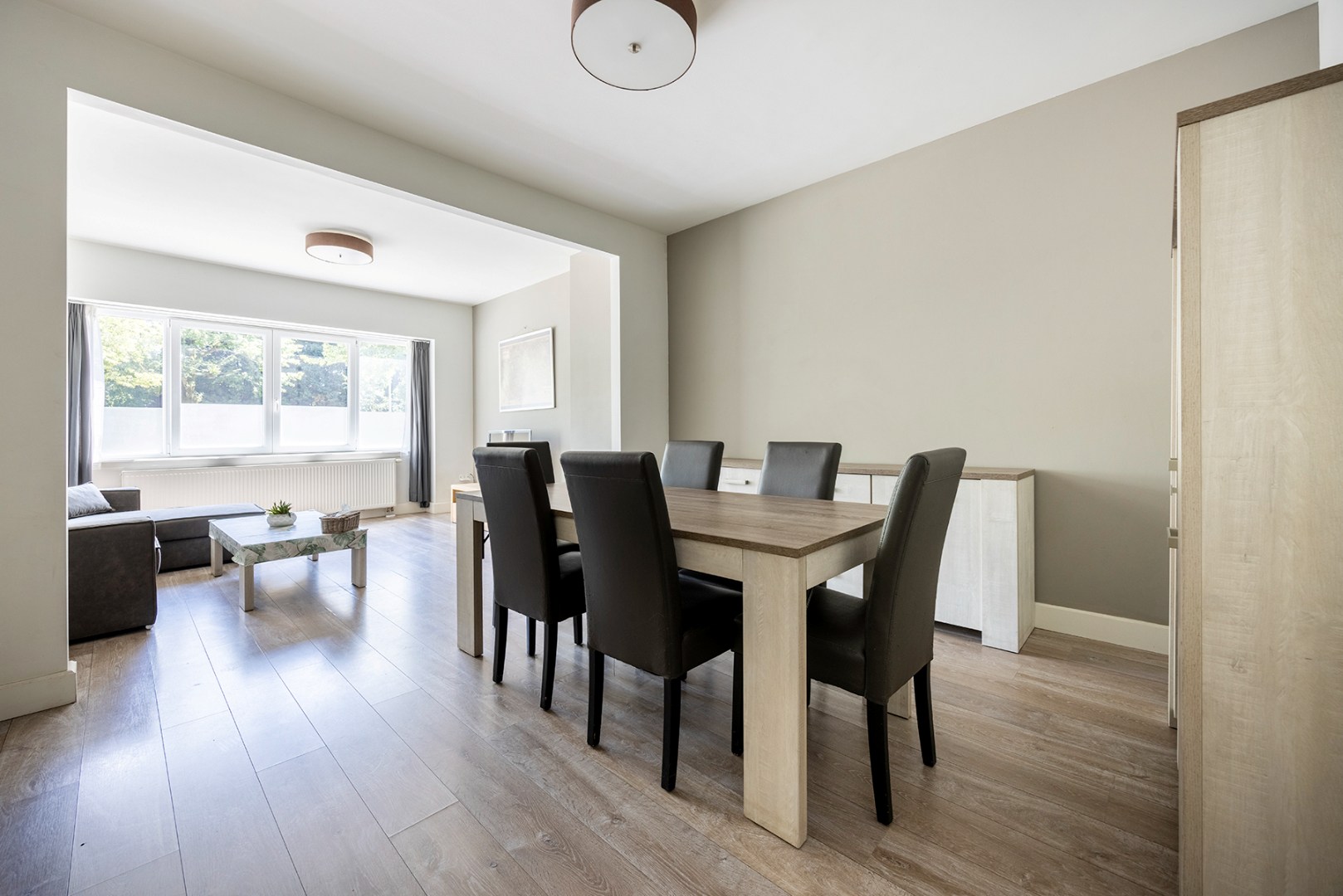 Gelijkvloers appartement met 1 slaapkamer en tuin - foto 3