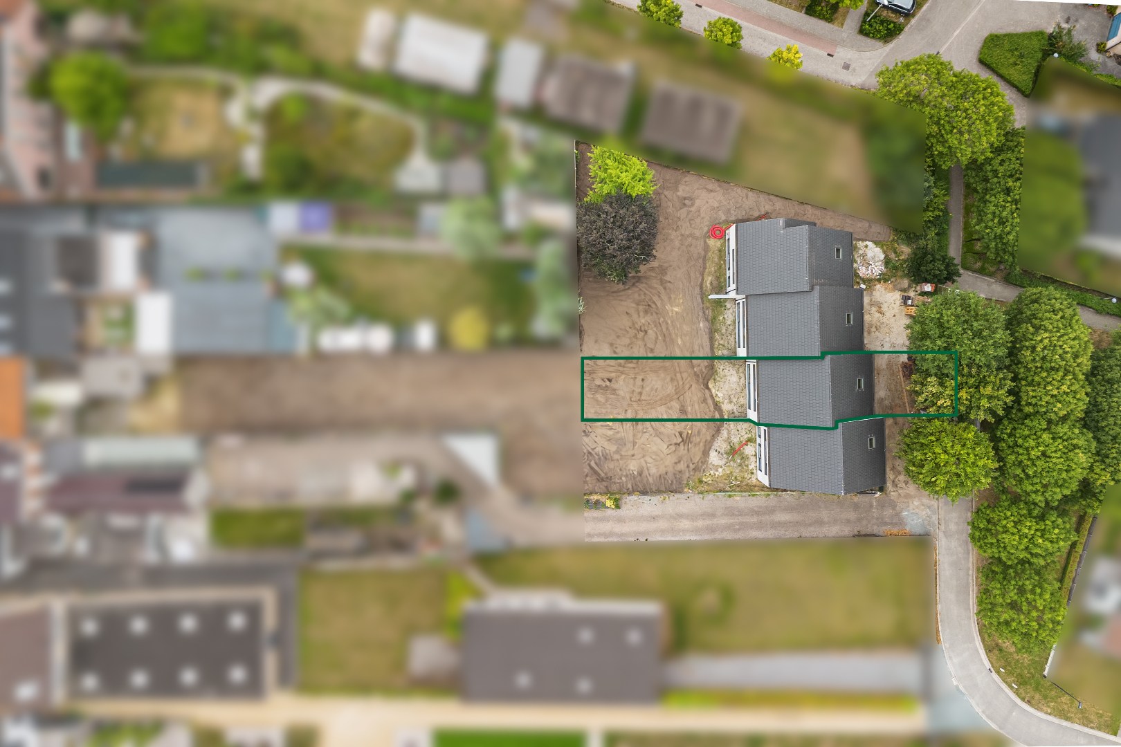 Nieuw gesloten BEN-woning in een doodlopende straat, aan een groenzone - foto 3