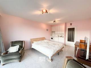 <p><span>Gezellige studio met slaaphoek</span></p><p><span>Zuid gericht in de winkelstraat op de vierde verdieping</span></p><p><span> </span></p><p><span>Inkomhal met slaaphoek (stapelbed)</span></p><p><span>Badkamer met douche - wastafel en toilet</span></p><p><span>Leefruimte met open keuken</span></p><p><span>Zonneterras</span></p><p><span> </span></p><p><span>Gemeubeld</span></p><p><span> </span></p>