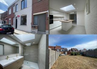 <strong>Volledig gerenoveerde woning met 3 slaapkamers en grote tuin<br /><br />Indeling:</strong><br />inkomhal, living met open keuken, badkamer, apart toilet en droge kelder<br />1ste verdiep: 1 kamer, toilet en open ruimte(ideaal voor bureau)<br />2de verdiep: 2 slaapkamers<br /><br /><strong>Troeven:</strong>
<ul><li>droge kelder</li><li>kwaliteitsafwerking</li><li>automatische rolluiken(gelijkvloers)</li><li>keuken met eiland(volledig uitgerust)</li><li>badkamer volledig betegeld(bad + douche + dubbel lavabo)</li><li>zeer goed epc A</li><li>elektriciteit conform</li><li>groot terras met mooie tuin</li><li>zonnepanelen inbegrepen</li><li>airco in alle kamers + living + keuken</li></ul>
Mogelijkheid tot bijkopen garage in de straat.