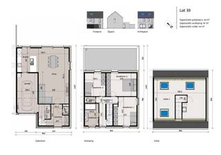 Lot 39 is een halfopen bebouwing met moderne bouwstijl : 2 bouwlagen met hellend dak. Deze woning staat ruwbouw-winddicht momenteel en kan...