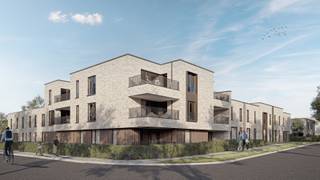 <strong>Project Pelt Willem II – nieuw wonen in het groen</strong><br /><br />Willem II is een nieuwe woonbuurt van Matexi in Pelt waar comfort, duurzaamheid en ligging centraal staan. De buurt combineert eigentijdse appartementen en woningen rond een aangename collectieve daktuin. Dankzij geothermische energie is het project bijzonder energiezuinig. U woont hier rustig en groen, met het centrum van Pelt op wandelafstand.<br /><br /><strong>Appartement 1</strong> – 2 slaapkamers – 94 m² – terras 9 m²<br /><br />Lichtrijk en efficiënt ingedeeld appartement met twee slaapkamers en een aangename leefruimte die uitkijkt op het terras. De duurzame afwerking en energiezuinige technieken zorgen voor maximaal wooncomfort in een groene omgeving.<br /><br />Verplicht aan te kopen: berging en autostaanplaats