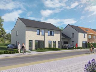 INDELING VAN DE WONING<br /> GELIJKVLOERS* Inkomhal* Berging* toilet* sas* Leefruimte met open keuken<br /> VERDIEP 1* 4 slaapkamers* nachthal met zolderluik* Badkamer* Apart toilet<br /> ZOLDERVERDIEP* zolder<br /> OVERIG* Inpandige garageHet PLUS lastenboek wordt toegevoegd aan deze woning.<br /><br />In dit lastenboek staat :<br /><br />- Verlichtingsarmaturen in diverse ruimtes- Laminaat in slaapkamers en nachthal- De oprit (indien van toepassing) alsook het terras worden aangelegd in betonklinkers op fundering, weliswaar rekening houden met eventuele stedenbouwkundige verplichtingen of beperkingen.- Op de vrije perceelsgrenzen wordt een afsluiting geplaatst onder de vorm van een groene of grijze draad of indien de vergunning geen afsluiting toelaat; een levende haag met leidraad en palen.- De hoven en tuinen worden voorzien van onderhoudsvriendelijke beplanting en/of gazon