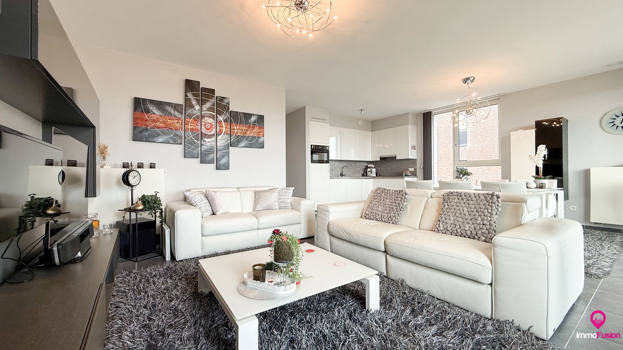 Modern appartement , bemeubeld met vrij uitzicht en parkeerplaats! - foto 5