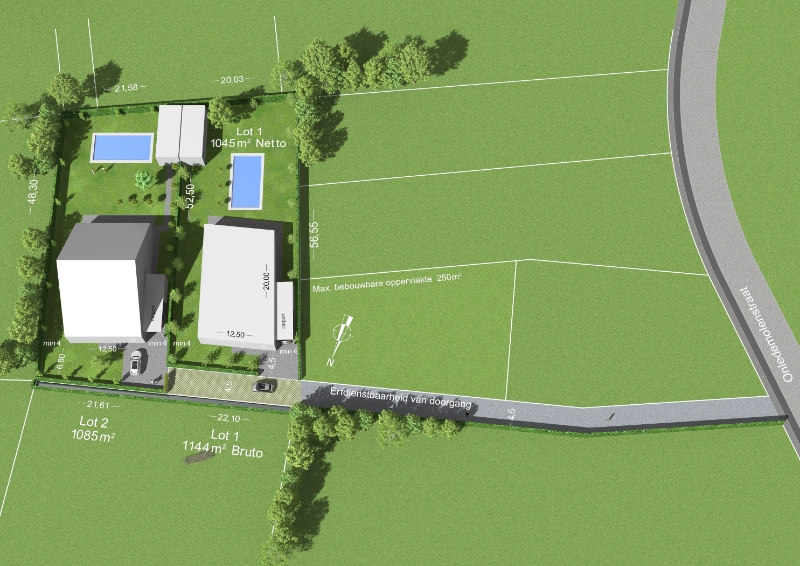 Rustig gelegen perceel bouwgrond van 1144m² - Verlaagd btw-tarief van 6% mogelijk! - foto 1