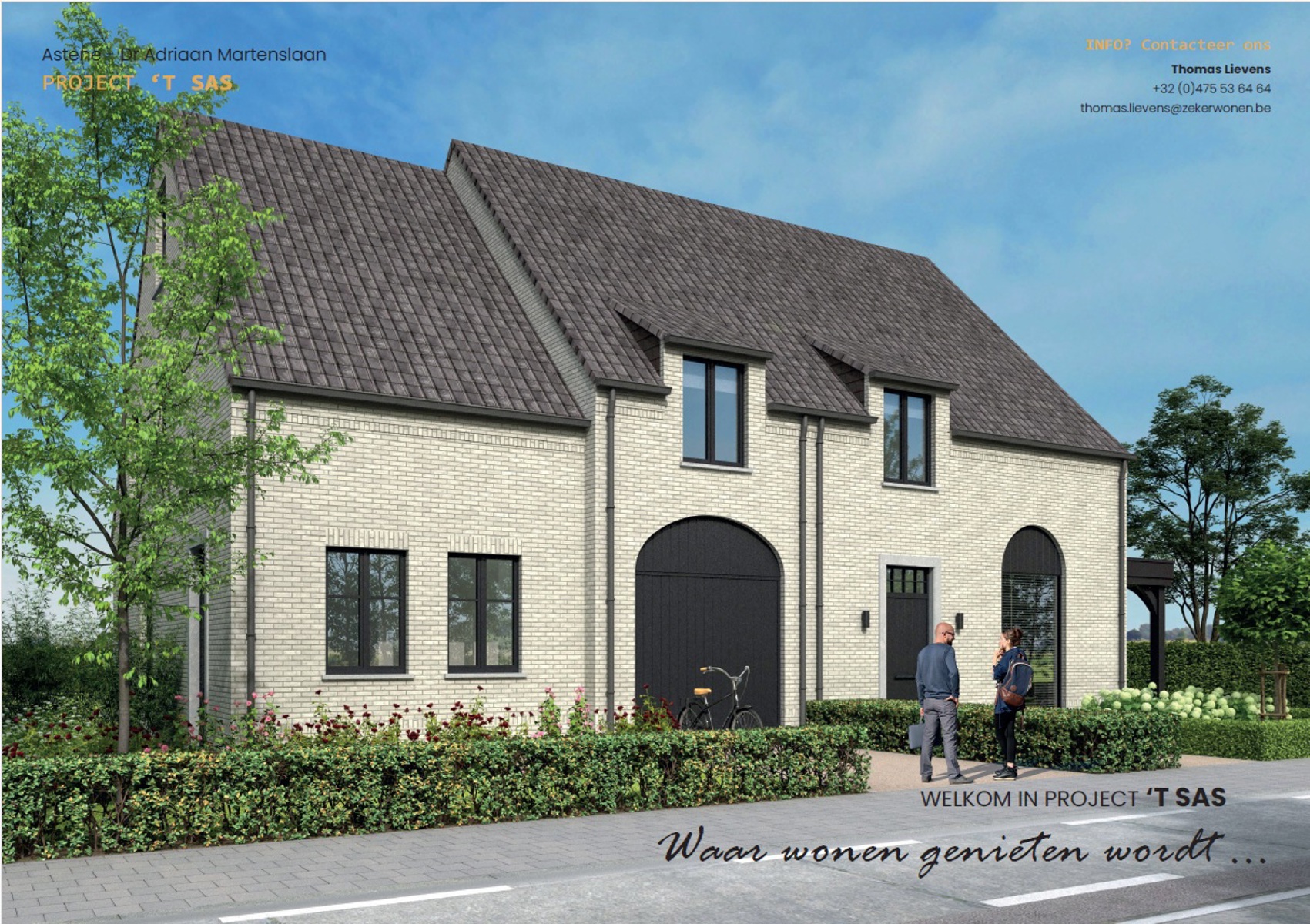 Nieuwbouwwoning in rust en comfort nabij de Leie - LOT 1 - foto 1