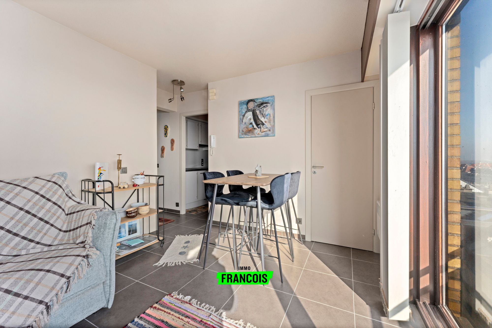 Eénslaapkamer appartement met panoramisch uitzicht in Blankenberge - foto 4