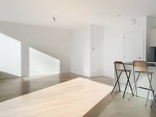 Tour & Taxis - Dit prachtige appartement van 125 m² is gelegen op de 5de verdieping van een recent opgeleverd gebouw aan het kanaal, vlak naast Tour...