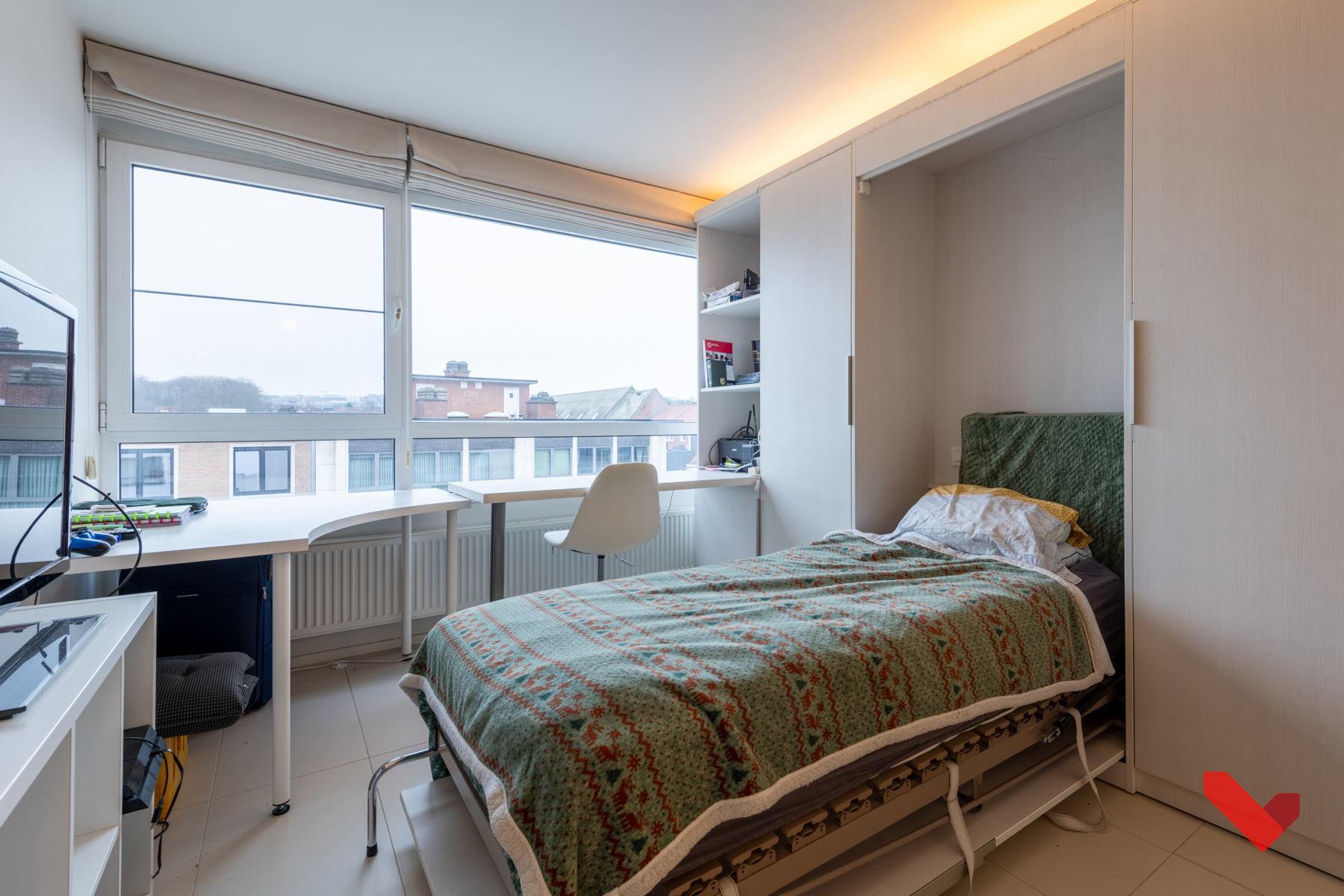 Ruime, lichtrijke studentenkamer centrum Leuven - foto 4