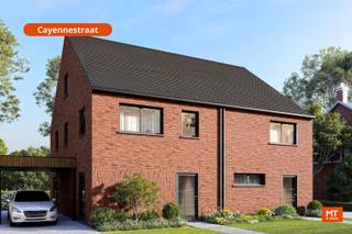 <strong>Nieuwbouwproject Langemark</strong><br /><br />In de rustige Cayennestraat, nabij het centrum van Langemark en alle voorzieningen, realiseert men binnenkort 7 nieuwbouwwoningen: <strong>4 halfopen en 3 gesloten</strong> bebouwingen. Alle woningen beschikken over <strong>3 slaapkamers</strong> en met <strong>mogelijkheid tot 5 slaapkamers in lot 7 en 8</strong>.<br /><br />Hieronder vindt u een overzicht van de prijzen, bewoonbare oppervlakte en de perceelgroottes. Vermelde prijzen zijn exclusief kosten en een raming van de totaalprijs inclusief registratierechten, 6% BTW (indien aan de voorwaarden voldaan = persoonlijke situatie) en notariskosten.<br /><br /><strong>Beschikbare nieuwbouwwoningen</strong><br />Lot 2 - Halfopen - Bewoonbaar 158 m² - Grondoppervlakte 442 m² - € 385.010 exclusief kosten - € 419.873,20 inclusief kosten. <br />Lot 3 - Gesloten - Bewoonbaar 171 m² - Grondoppervlakte 279 m² - € 338.045 exclusief kosten - € 367.596,40 inclusief kosten. <br />Lot 4 - Gesloten - Bewoonbaar 172 m² - Grondoppervlakte 289 m² - €339.402 exclusief kosten - € 369.187,82 inclusief kosten. <br />Lot 5 - Gesloten - Bewoonbaar 172 m² - Grondoppervlakte 298 m² - € 341.490 exclusief kosten - € 371.538,80 inclusief kosten. <br />Lot 6 - Halfopen - Bewoonbaar 172 m² - Grondoppervlakte 440 m² - € 391.957 exclusief kosten - € 427.206,42 inclusief kosten. <br />Lot 7 - Halfopen - Bewoonbaar 190 m² - Grondoppervlakte 465 m² - € 407.575 exclusief kosten - € 444.144,00 inclusief kosten. <br />Lot 8- Halfopen - Bewoonbaar 190 m² - Grondoppervlakte 493 m² - € 415.115 exclusief kosten - € 452.564,80 inclusief kosten. <br /><br /><strong>Extra kenmerken </strong><br />- Warmtepomp met vloerverwarming en airco-units in de slaapkamers <br />- Regenwaterput van 10.000L<br />- Ventilatiesysteem C+<br />- Garage of carport <br /><br /><br />Meer informatie of een vrijblijvende afspraak op kantoor? <br />Bel Eden op 0470 43 78 21 of mail info@minthus.be