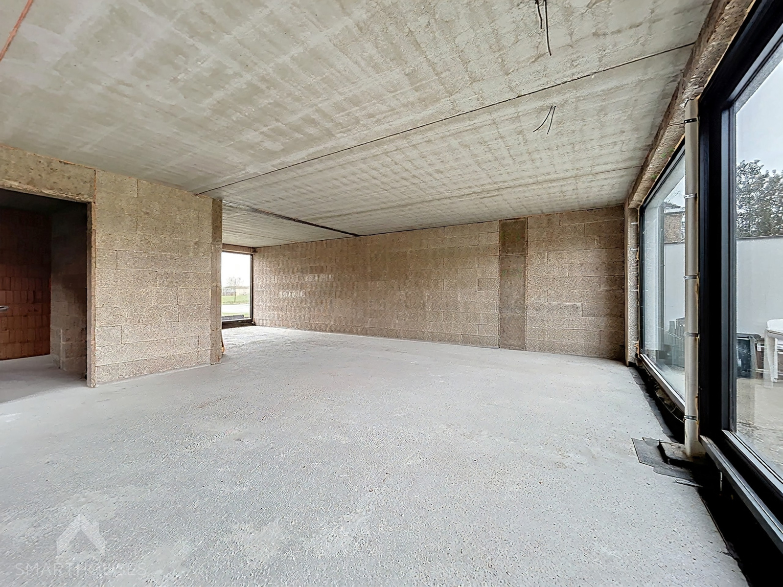 Nieuwbouwwoning op 550m² met 3 slaapkamers en bureel - foto 4