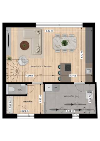Hedendaagse nieuwbouwwoning in het hartje van Sint-Gillis-Waas Dit betreft een stijlvolle en betaalbare nieuwbouwwoning op een gunstige locatie...