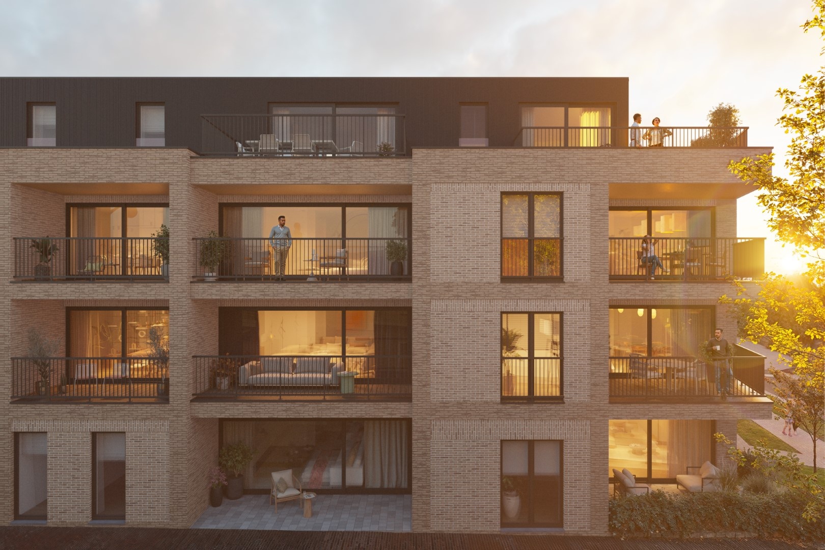 Energiezuinig 1 slpk-appartement in Kallo - foto 2