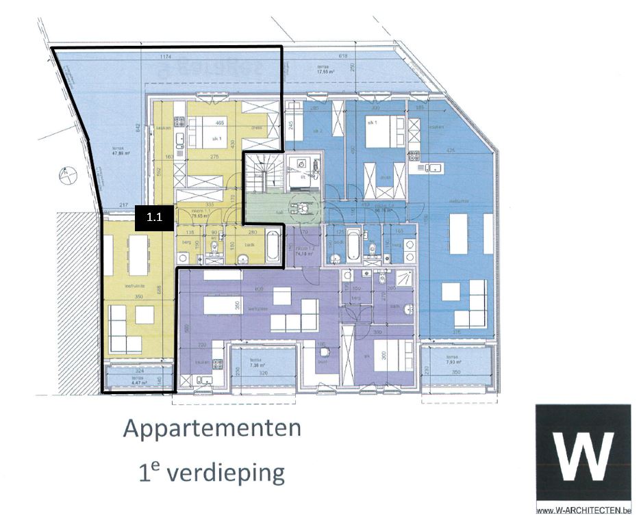 Apartment for rent in Passendale with 1 bedroom - photo 4