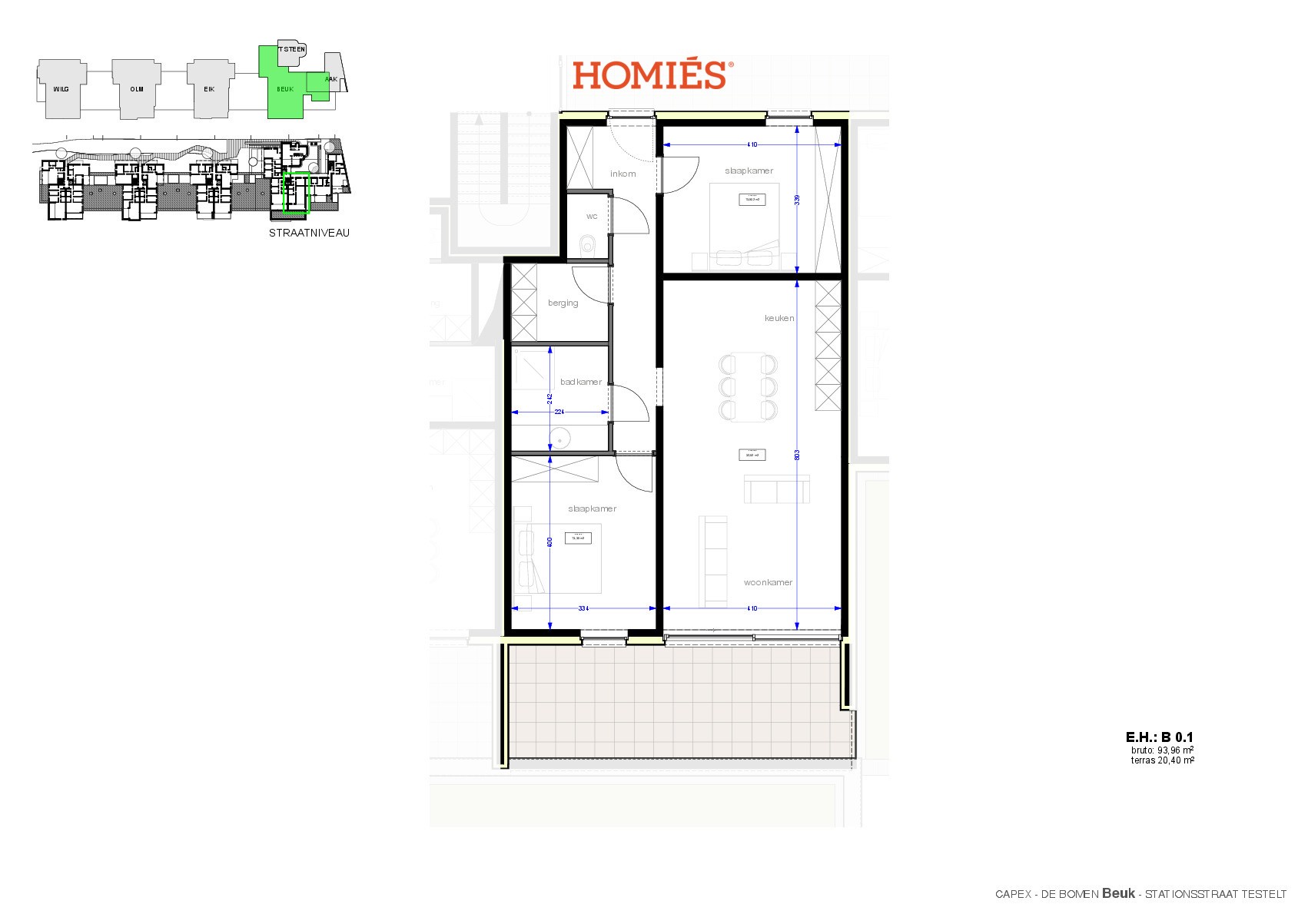 Prachtig appartement met 2 slaapkamers en zuidgericht terras - photo 2