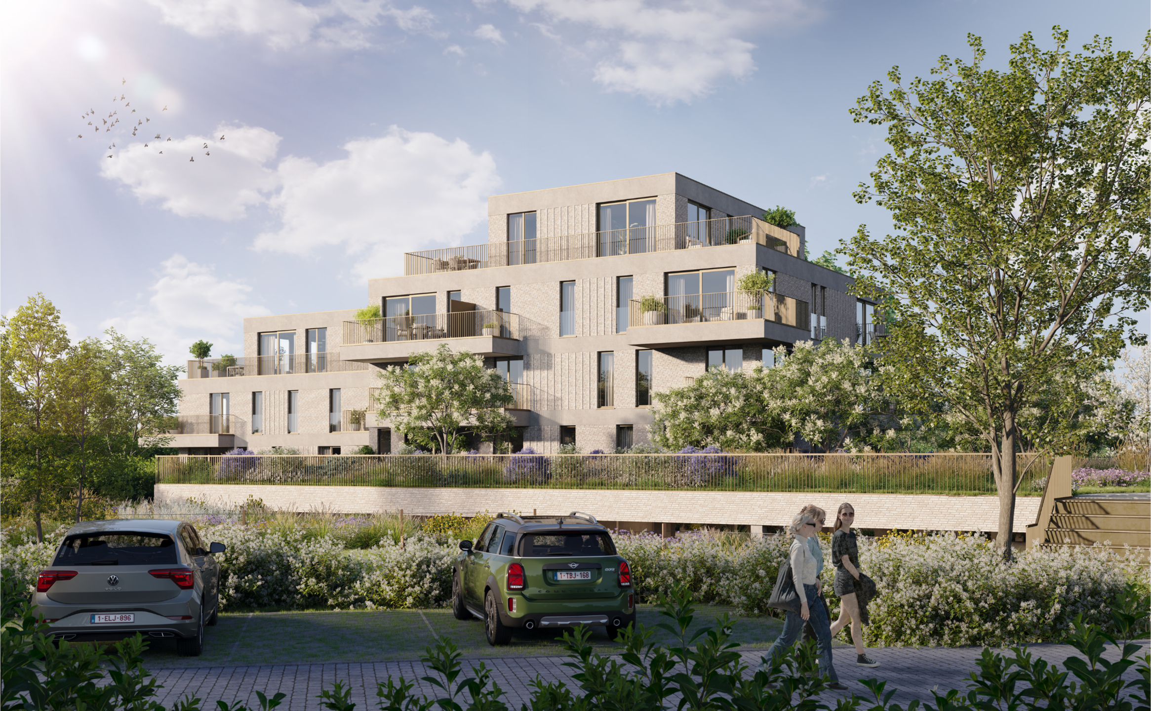 UNIEK, GROEN WOONPROJECT OP VOORMALIGE KBC SITE - foto 1