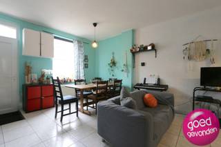 <strong>MAISON FAMILIALE PRÊTE À EMMÉNAGER</strong> avec <strong>3 chambres,</strong> grand <strong>jardin</strong> en ville, <strong>cour </strong>pratique avec <strong>local vélo</strong> et <strong>terrasse</strong> ensoleillée, située à distance de marche ou vélo du <strong>centre-ville</strong> avec ses commerces, terrasses, restaurants, services publics, etc.<br /><br /><strong>MITOYENNE MAIS COMME UNE SEMI-OUVERTE</strong><br /><br />Cette charmante maison mitoyenne offre le confort d’une habitation familiale avec les avantages d’une maison semi-ouverte. Grâce à un chemin de servitude pratique, vous accédez à l’arrière sans devoir traverser la maison — idéal pour les vélos, les déchets ou un accès rapide.<br /><br /><strong>POINTS FORTS</strong><br /><br />+ 3 chambres (dont une grande chambre sous les combles avec terrasse)<br />+ Grand jardin de 350 m² avec abri de jardin (seulement accessible via servitude)<br />+ Sous-sol aménagé avec buanderie, rangement & véranda ou local vélo avec accès à la cour et au jardin<br />+ Cour avec accès au chemin de servitude<br />+ Accès arrière à pied ou à vélo via le chemin<br />+ Installation électrique conforme<br /><br /><strong>PAS D’OBLIGATION DE RÉNOVATION</strong><br /><br />+ Label PEB D (aucune obligation de rénovation)<br />+ Maison mitoyenne (pertes de chaleur limitées)<br />+ Nouvelle chaudière au gaz (2024)<br />+ Châssis en bois avec double vitrage, toiture isolée<br />+ Terrasse orientée sud-ouest<br />+ Prête à emménager, seulement quelques petits rafraîchissements à prévoir.<br /><br /><strong>Pour plus d’infos ou une visite sur place, contactez notre bureau au 012 744 844 ou par e-mail à info@goedgevonden.be</strong>