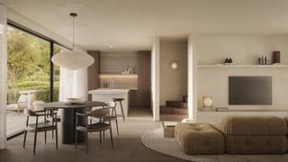 In dit nieuwe parkdomein in Kalmthout worden in totaal 17 woningen gerealiseerd, waarvan 7 hedendaagse woningen met een strakke architectuur en warme houten accenten. De woningen combineren een stijlvolle uitstraling met hedendaags wooncomfort en beschikken over een leefruimte met open keuken, 3 slaapkamers, een privatieve tuin en een carport/garage.<br /><br />Elke woning wordt afgewerkt met kwalitatieve materialen en voorzien van vloerverwarming, een energiezuinige warmtepomp en zonnepanelen (EPC-label A). Bovendien krijgt u nog inspraak in de afwerking en inrichting van uw toekomstige woning.<br /><br />Rustig gelegen nabij de Kalmthoutse Heide, winkels, scholen, fietsostrade en stations. De ideale combinatie van groen wonen en een vlotte bereikbaarheid.<br /><br />Prijzen vanaf 522.000 euro (exclusief kosten).<br /><br />Neem vandaag nog contact met ons op zodat u als eerste de beste keuze heeft binnen het beschikbare aanbod!