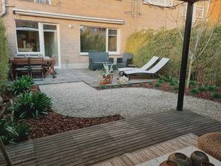 Indeling GELIJKVLOERS appartement met TUIN:Na de gemeenschappelijke inkom, betreden we het appartement via de nachthal welke uitgeeft op de woonkamer...