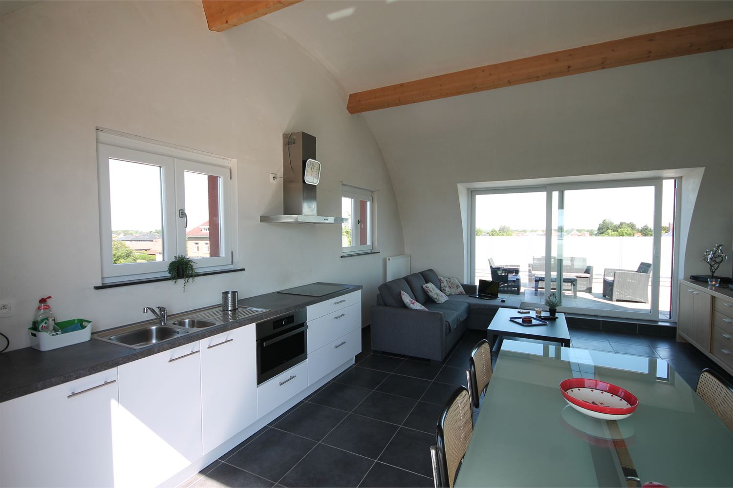 Penthouse met 1 slpk en mooi groot dakterras - foto 5