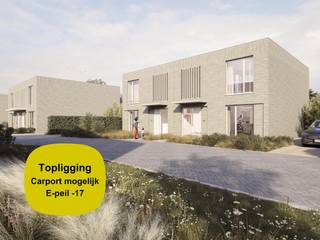 Op deze topligging naast het Park Claeys-Bouüaert realiseren we een nieuwe verkaveling langsheen de Petrus Meirestraat te Mariakerke. Deze energiezuinige woningen in moderne stijl vormen een harmonieus geheel in drie kleurtinten. Gevarieerd aanbod zoals woningen met 3 tot 5 slpks, garage, carport of parkeerplaats. Deze halfopen beb. op lot 36 wordt gebouwd op een perceel van 325 m². De tuinomheining met poortje wordt mee voorzien. GLVLS: inkom, wc, vestiaire, ruime living met veel lichtinval en ingerichte keuken met eiland. Mogelijkheid tot voorzien van carport. 1ste VERD.: 3 slpks, wc, badk. met ligbad, douche en badmeubel met dubbele lavabo en berging. Voor de binnenafwerking kan je rekenen op de begeleiding én expertise van ons team en onze partners. Energieneutrale woning (E-peil -17!) dankzij het doorgedreven isolatiepakket, warmtepomppanelen (PVT) met vloerverwarming en ventilatiesysteem D. Hiermee voldoet deze woning dus aan alle normen voor de toekomst en bespaar je op je woonkost. De prijs is excl. btw en kosten. Download de brochure op https://durabrik.immo/mariakerke - Heb je vragen? Contacteer dan je bouwadviseur via 0800 62 732 of mail naar info@durabrik.be. Inspiratie opdoen? Ontdek onze kijkwoningen op https://www.durabrik.be/nl/kijkwoningen * Afbeeldingen en oppervlaktes zijn indicatief.