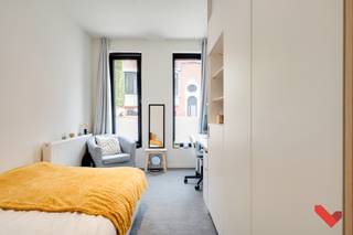 Studentenkamers gelegen in de studentenresidentie ACE op de Ridderstraat 266. Deze kamer heeft eigen sanitair, is gemeubeld met: een bed,...