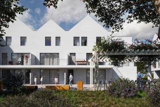 Appartement 0.5 bevindt zich uiterst rechts op het <strong>gelijkvloers </strong>van het 4-gevel gebouw. Dit appartement beschikt over een inkomhal met toilet, <strong>2 slaapkamers</strong>, badkamer , een ruime leefruimte met open keuken en aangrenzende berging. De leefruimte geeft uit op een ruim terras. <br /><br />Alle info op kantoor. Contacteer ons via <strong>info@immoteam.be</strong> of <strong>0478/059 069</strong>