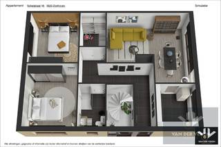 Ruim, instapklaar 2-slaapkamerappartement op de gelijkvloerse verdieping van een kleinschalige residentie! TROEVEN:- Rustige en groene omgeving-...