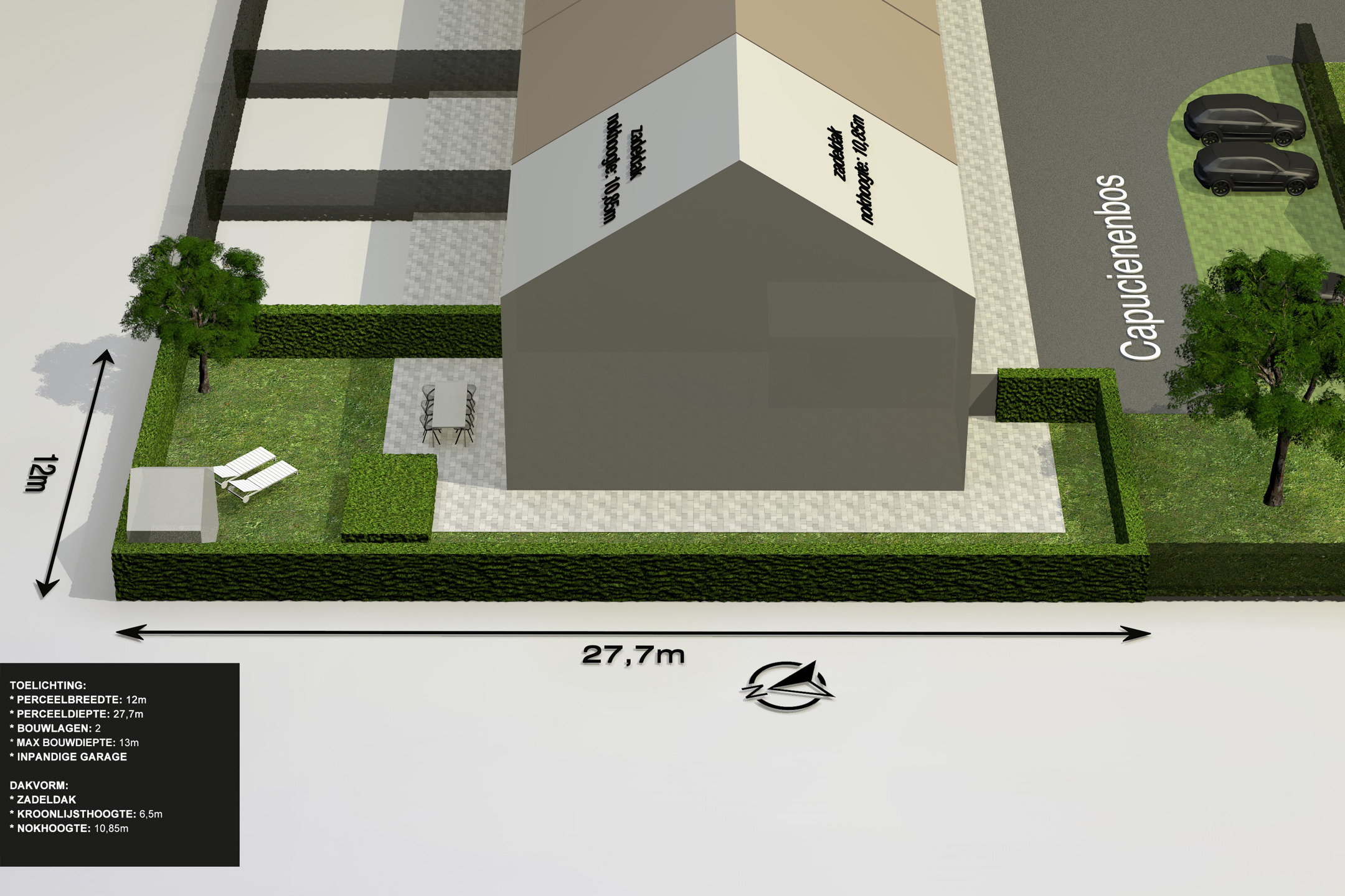 Bouwgrond ca. 322m² voor halfopen bebouwing in een doodlopende straat te Meersel-Dreef. - foto 4