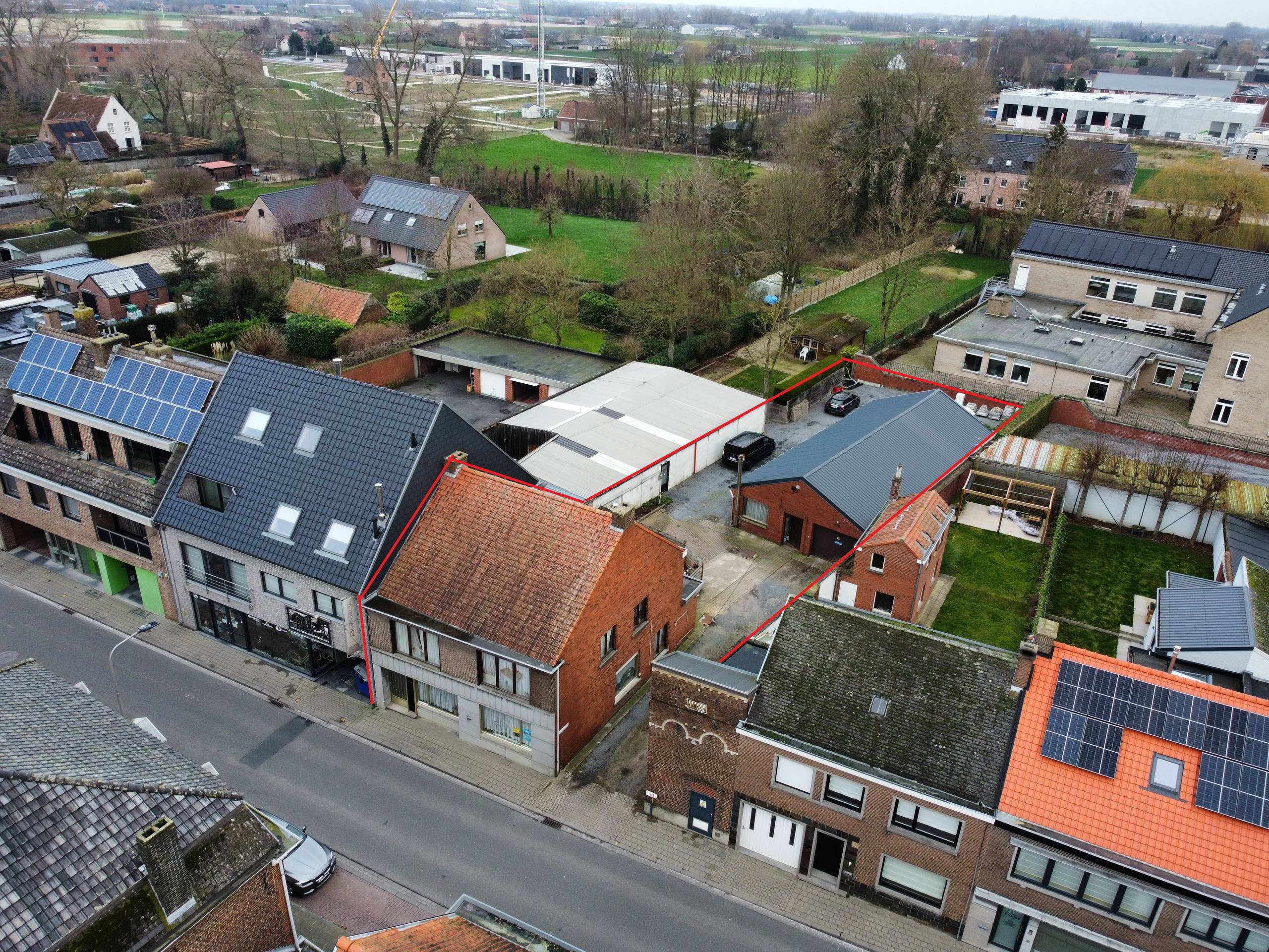 Projectgrond voor 4 appartementen op 766m² in Dentergem - foto 1