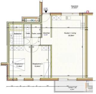 <strong>Mogelijkheid tot aankopen aan 6% BTW !!</strong>*<br /><br />Residentie 'Bella Locus' is een kleinschalig wooncomplex bestaande uit 10 betaalbare nieuwbouwappartementen (1ste fase) en is terug te vinden in het centrum van Ronse, doch omgeven door groen en rust en uitzicht op de vernieuwde "vrijheid". Dit in een tweede bouwlijn (geen straatlawaai), op de hoek van de Kruisstraat met de Libbrechtstraat. Het nieuwbouwproject is vlot bereikbaar en bevindt zich op een steenworp van winkels, scholen, openbaar vervoer, de Grote Markt, etc.<br /><br />Indeling:<br />Inkomhal, apart toilet, leefruimte met open-keuken, terras, berging, 2 slaapkamers, badkamer en een autostandplaats.<br /><br />Pluspunten:<br />+ Bijna-energieneutraal (EPC: A en E-peil: 20)<br />+ Vrije keuze afwerking (o.a. keuken, badkamer, vloeren,...) zolang het bouwproces dit toelaat<br />+ Afwerking bestaat uit duurzame materialen<br />+ Vloerverwarming via warmtepompen<br />+ Zonnepanelen<br />+ Gemeenschappelijke laadpalen voor elektrische wagens<br /><br />De eerste fase van de bouwwerken zijn reeds uitgevoerd, <strong>kom gerust vrijblijvend ons model-appartement bezoeken !!</strong><br /><strong>Contacteer IMMOBOSS</strong> via 0488 98 13 30 of jens@immoboss.be<br /><br /><em>*Onder bepaalde voorwaarden.</em>