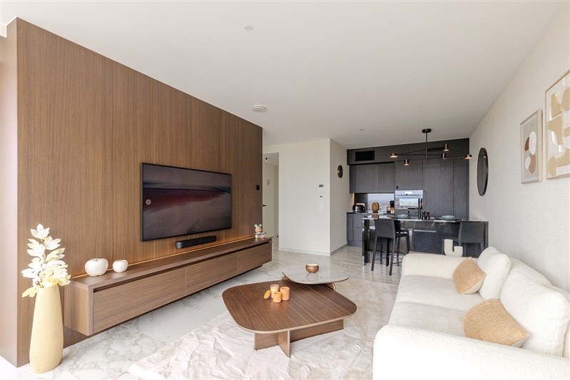 Exclusief gemeubeld 1- slaapkamerappartement in Antwerp Tower - foto 3