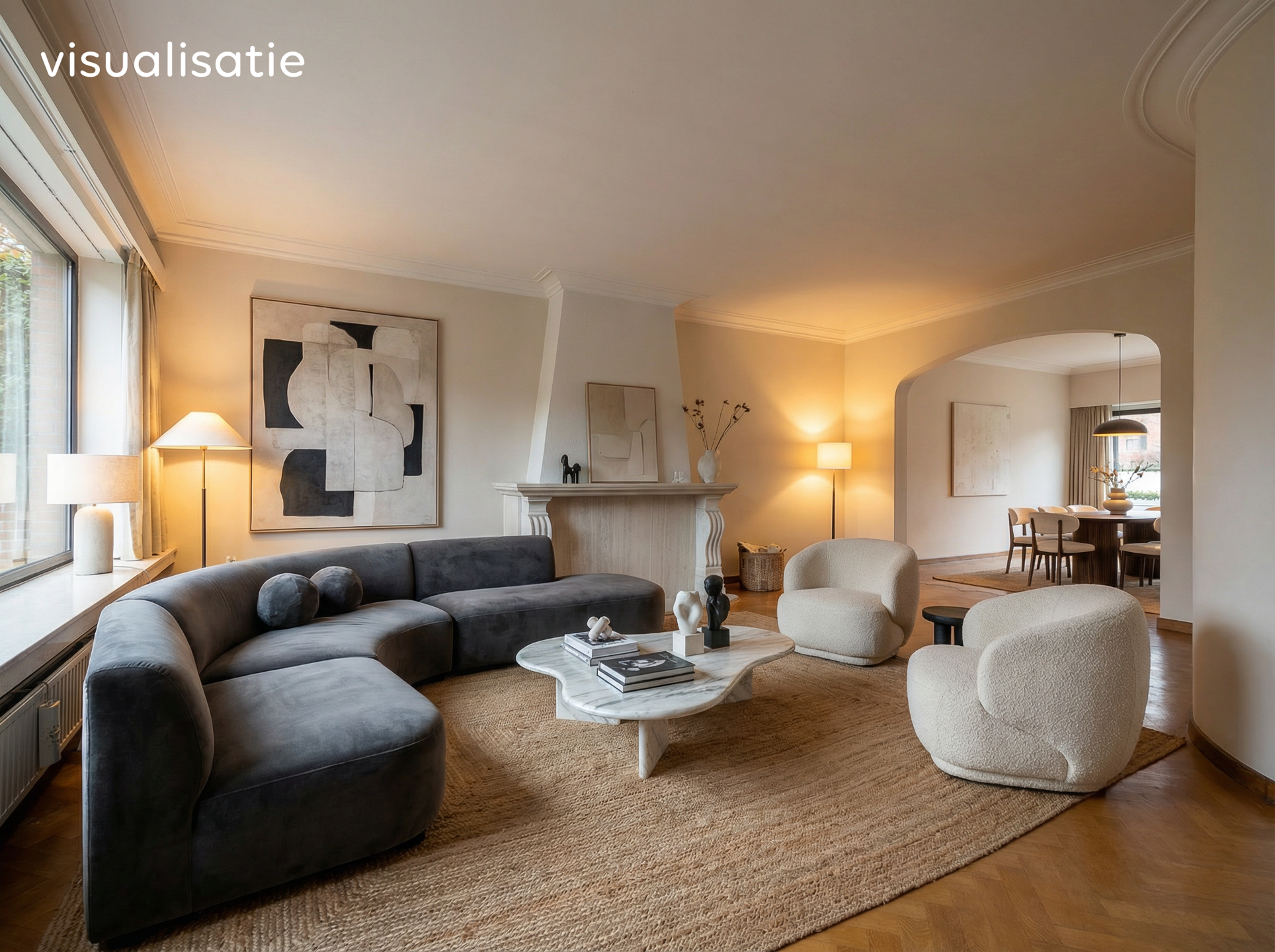 Te renoveren stadswoning met 8 slpks, 2 badkamers en garage - foto 3