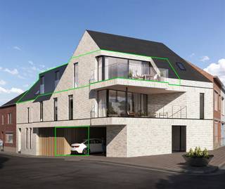 LiggingDit kleinschalig en gezellig woonproject 'Lodewijk' vinden we terug in het centrum van Borgloon.Het appartement op de tweede verdieping heeft...